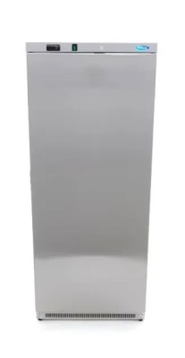 Réfrigérateur – 600 L – 4 étagères réglables – acier inoxydable